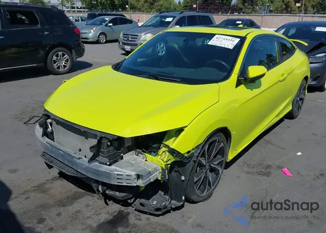 2019 Honda Civic Si из США, поврежденный, VIN 2HGFC3A56KH751276